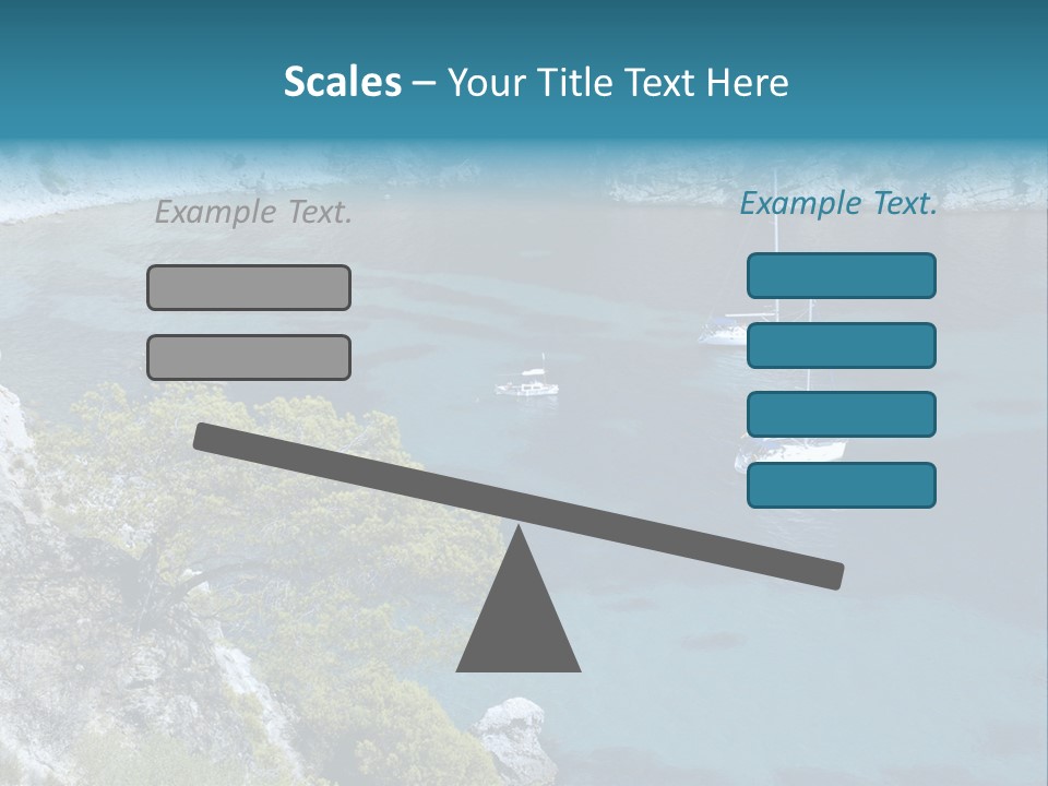 Calm Leisure Touristic PowerPoint Template