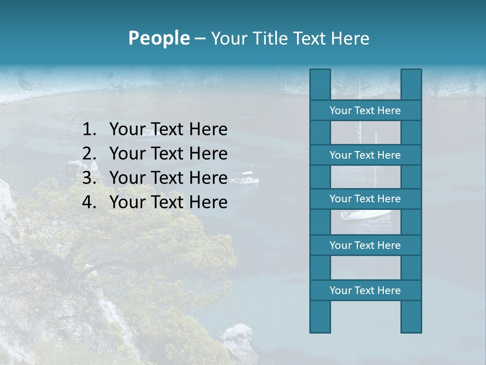 Calm Leisure Touristic PowerPoint Template