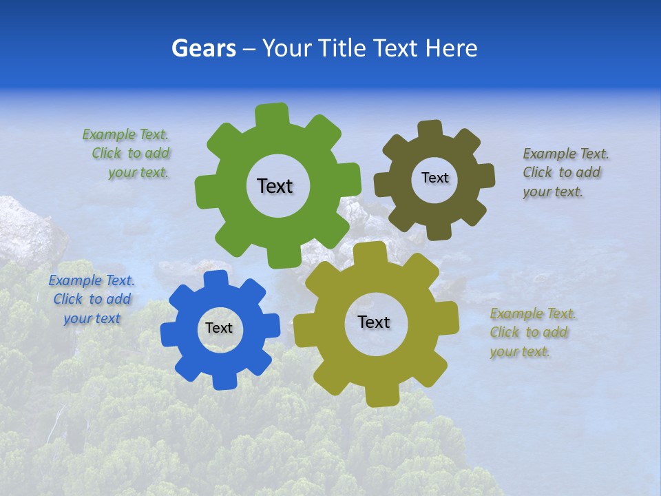 Calm Relaxation Summer PowerPoint Template