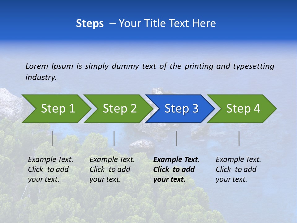 Calm Relaxation Summer PowerPoint Template