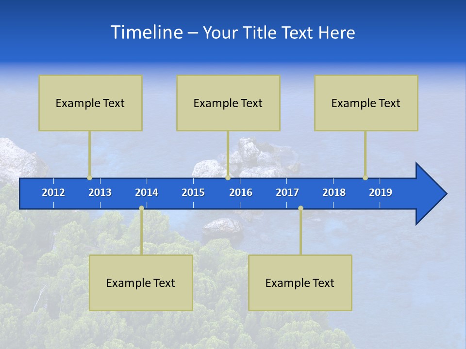 Calm Relaxation Summer PowerPoint Template