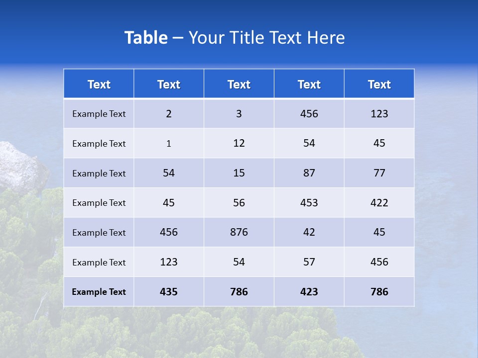 Calm Relaxation Summer PowerPoint Template