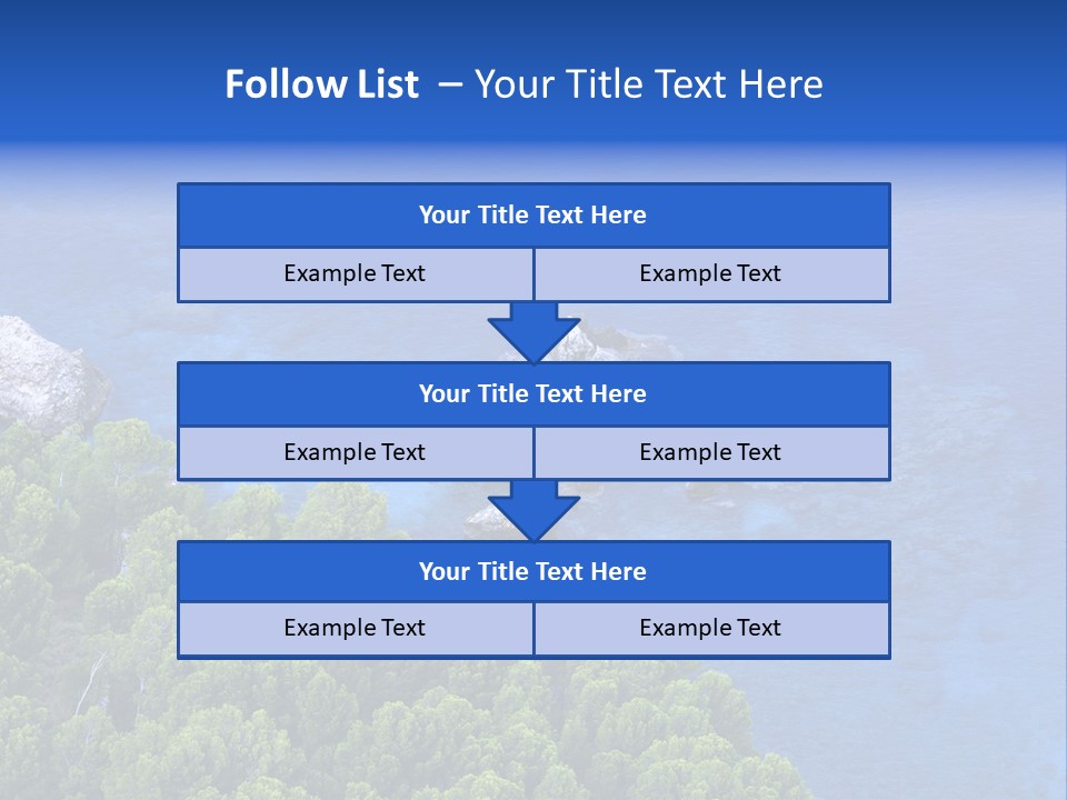 Calm Relaxation Summer PowerPoint Template