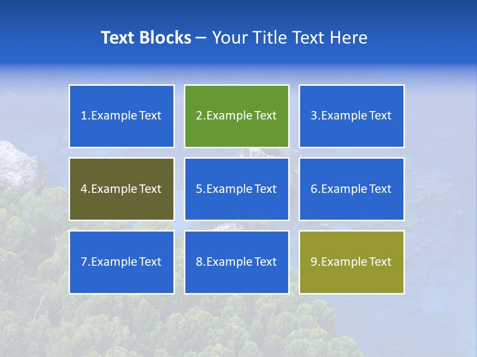 Calm Relaxation Summer PowerPoint Template