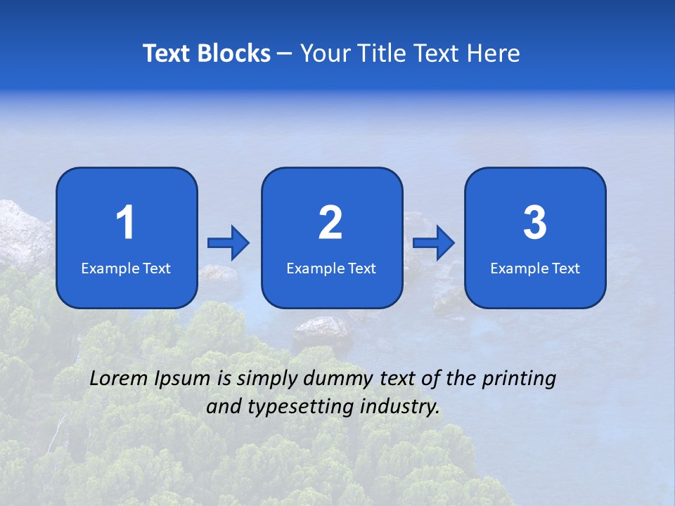 Calm Relaxation Summer PowerPoint Template