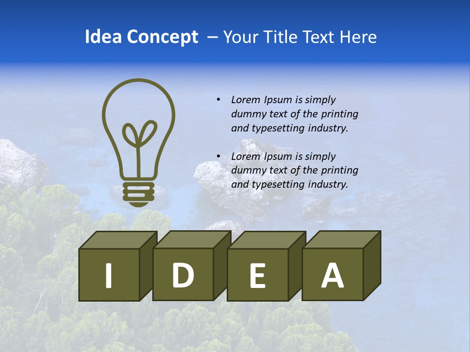 Calm Relaxation Summer PowerPoint Template