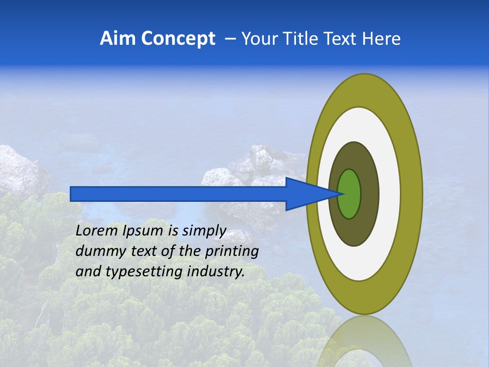 Calm Relaxation Summer PowerPoint Template