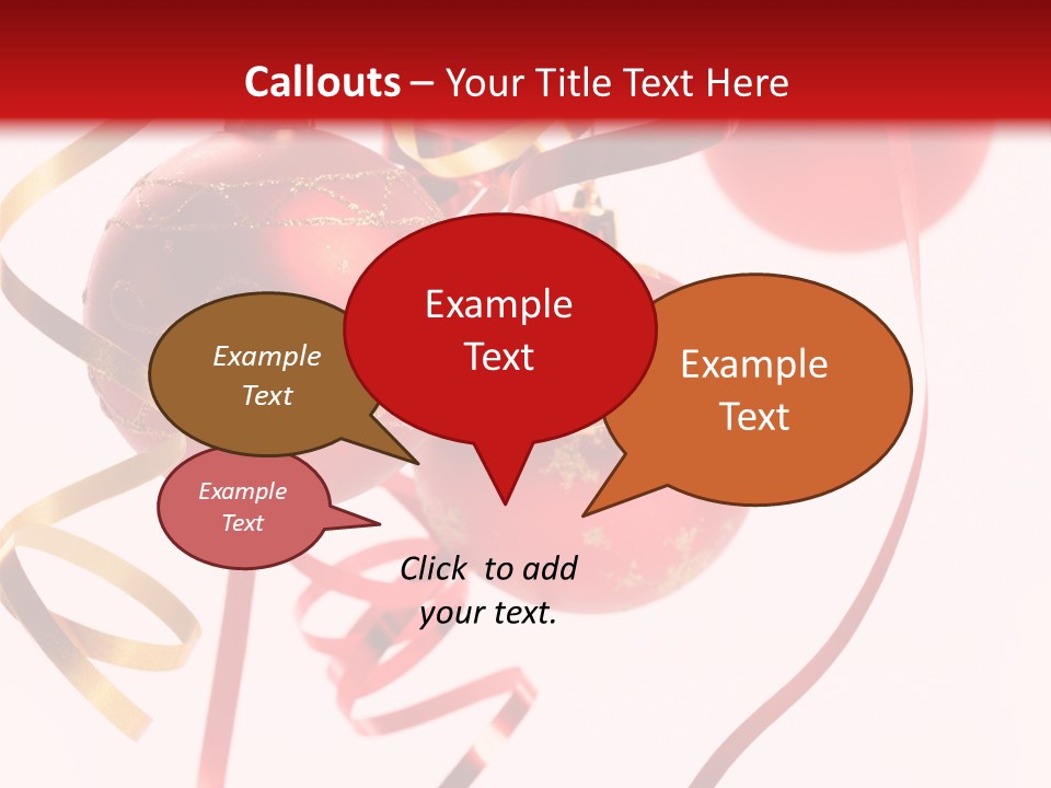 Balls Shine Seasons PowerPoint Template