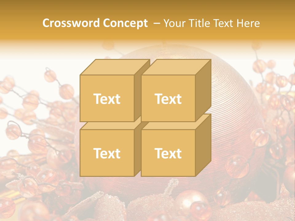 Xmas Holiday Celebration PowerPoint Template