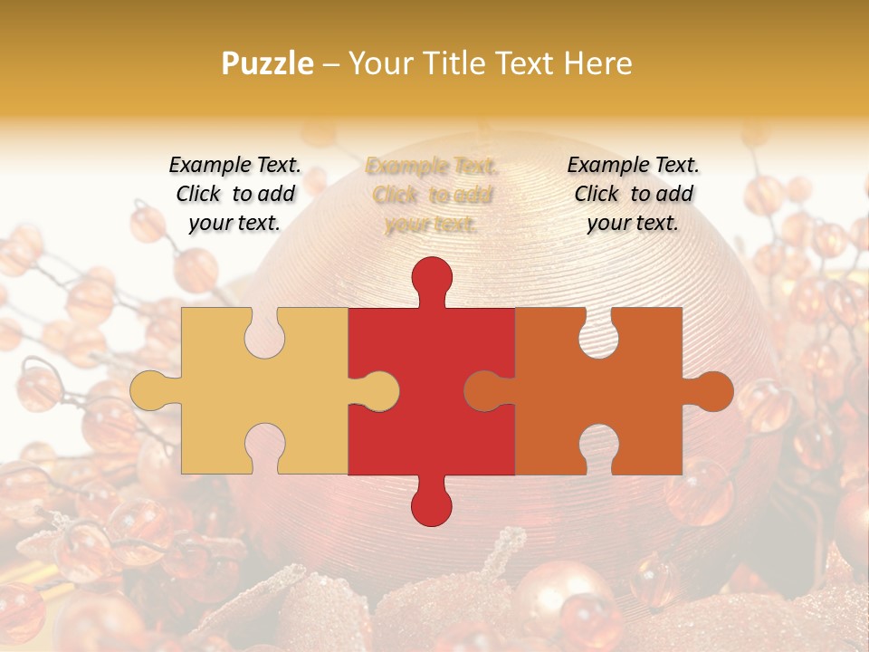 Xmas Holiday Celebration PowerPoint Template