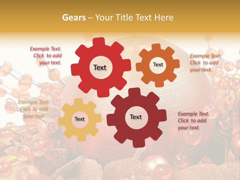 Xmas Holiday Celebration PowerPoint Template