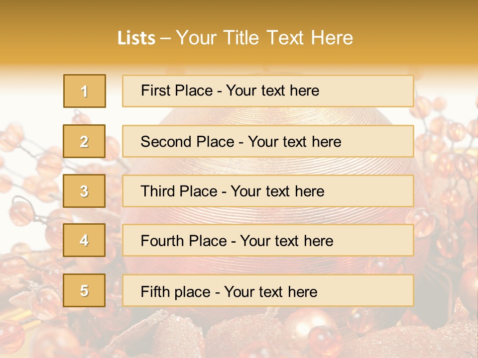 Xmas Holiday Celebration PowerPoint Template