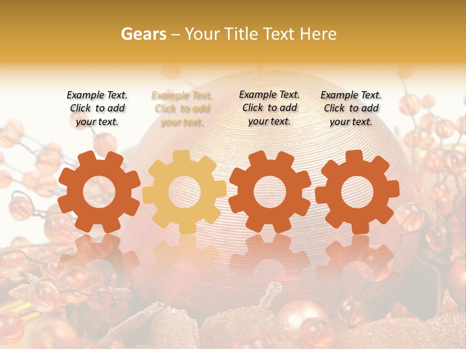 Xmas Holiday Celebration PowerPoint Template