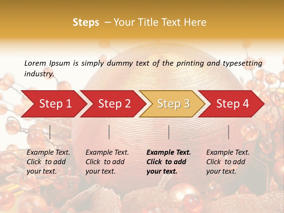 Xmas Holiday Celebration PowerPoint Template