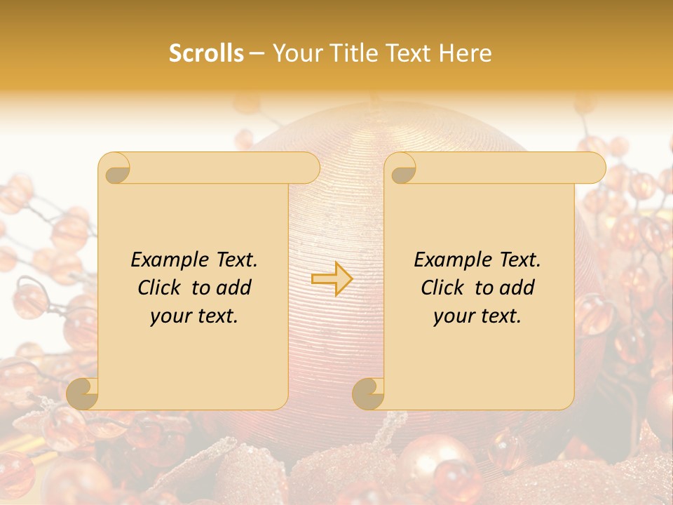 Xmas Holiday Celebration PowerPoint Template