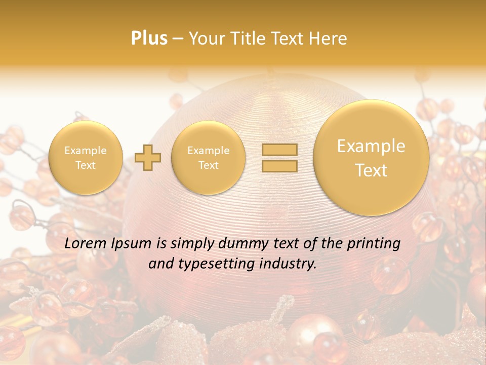 Xmas Holiday Celebration PowerPoint Template
