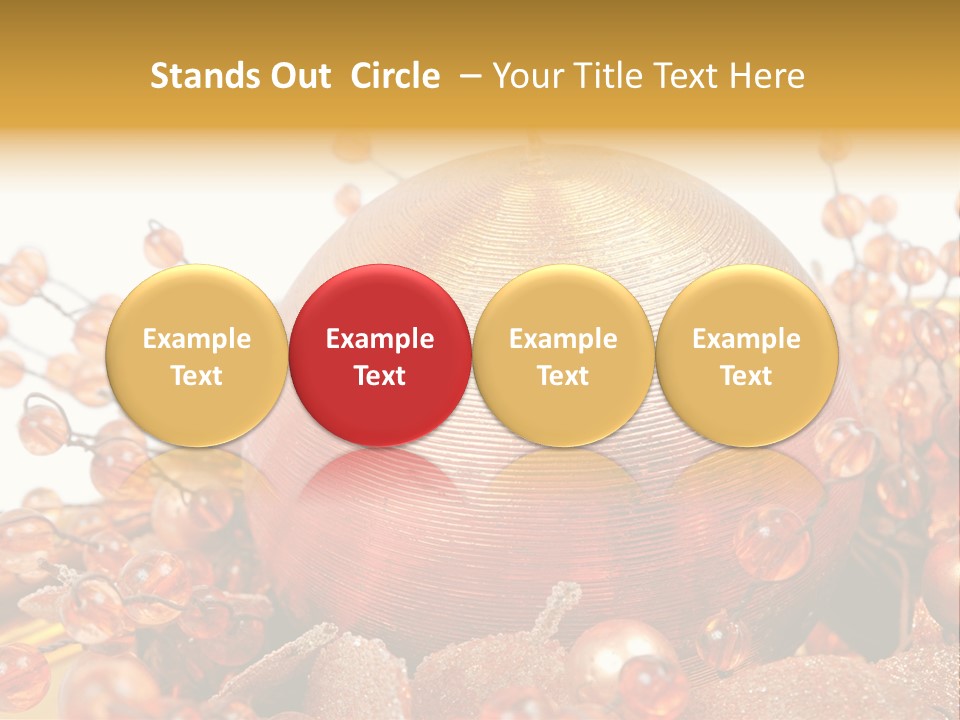 Xmas Holiday Celebration PowerPoint Template