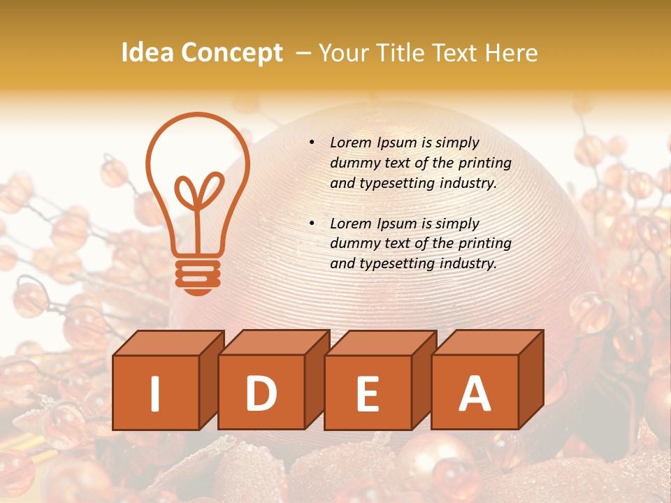 Xmas Holiday Celebration PowerPoint Template