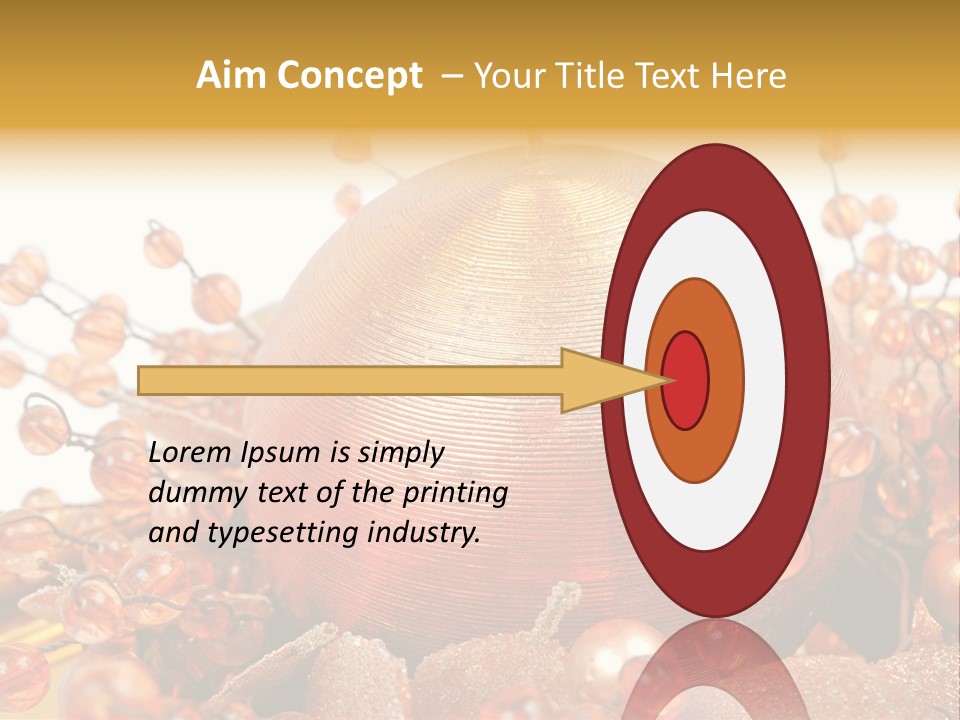 Xmas Holiday Celebration PowerPoint Template