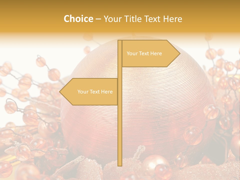 Xmas Holiday Celebration PowerPoint Template