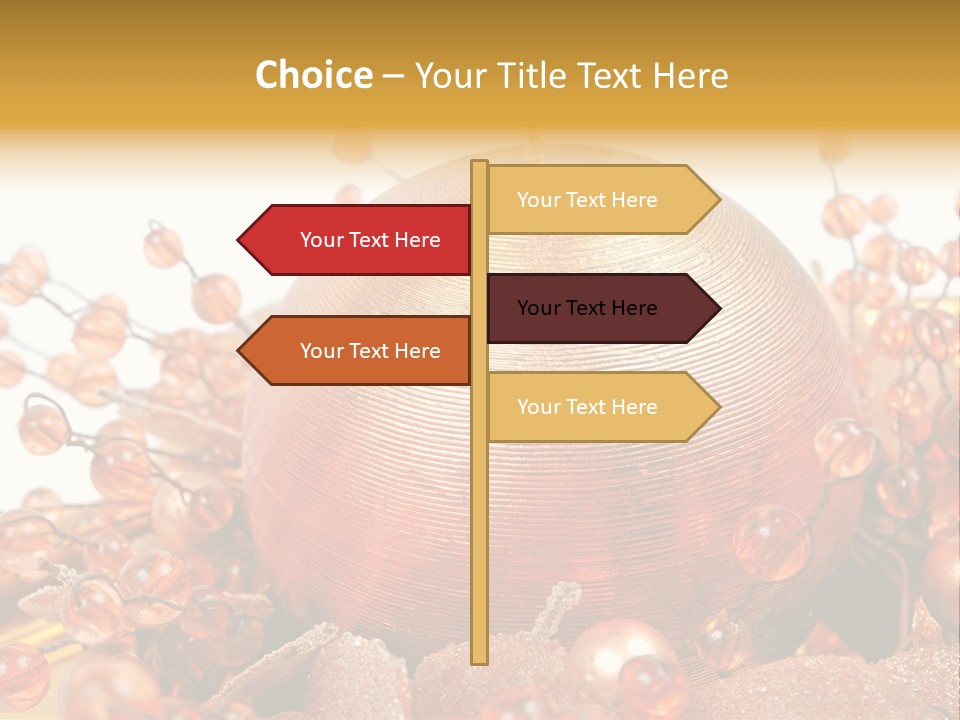 Xmas Holiday Celebration PowerPoint Template