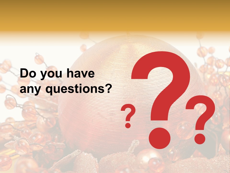 Xmas Holiday Celebration PowerPoint Template