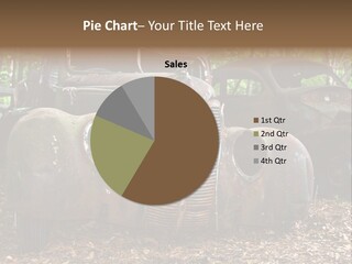 Old Car Junk Yards PowerPoint Template