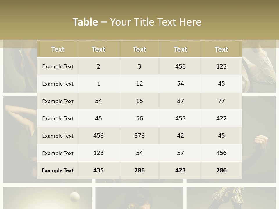 Activity Calorie PowerPoint Template