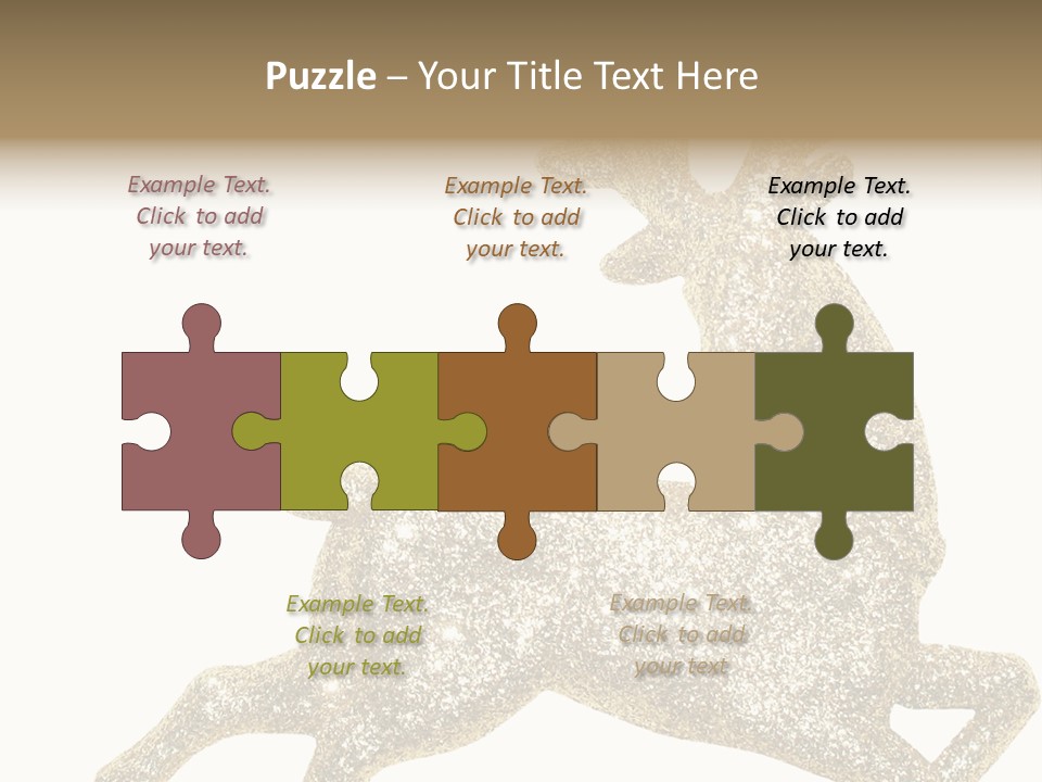 Meeting Figure Communication PowerPoint Template