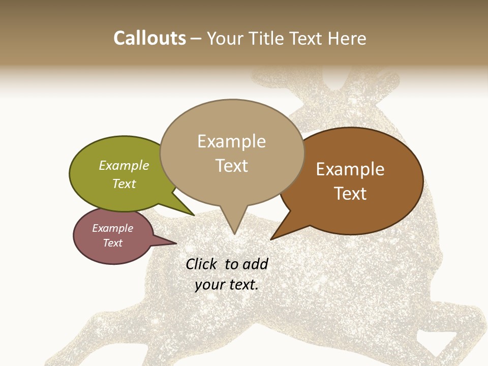 Meeting Figure Communication PowerPoint Template