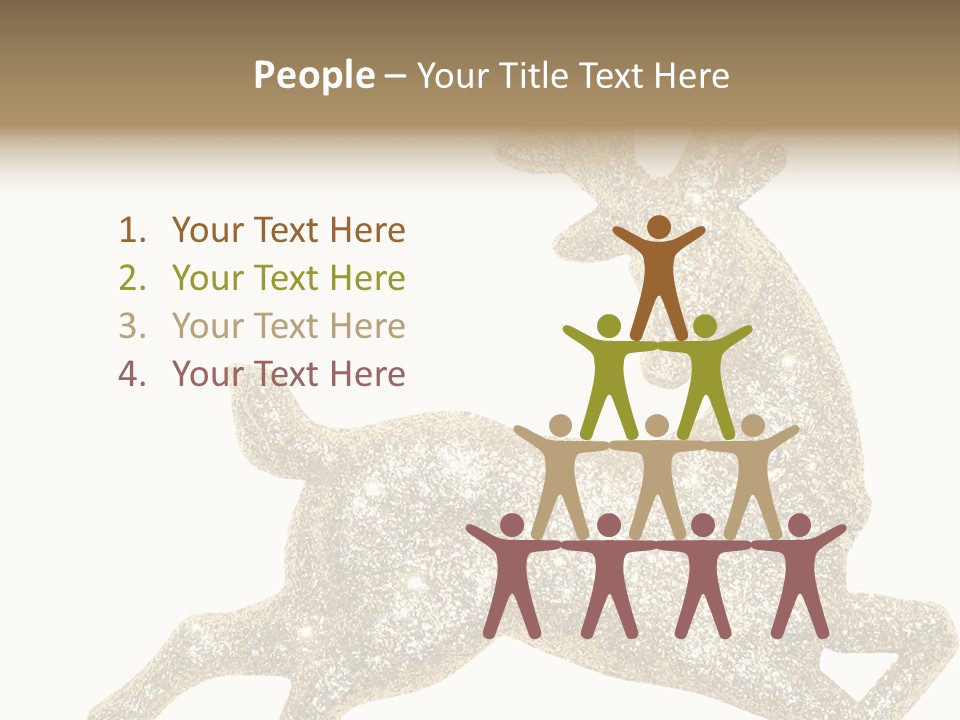 Meeting Figure Communication PowerPoint Template