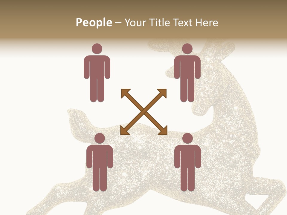 Meeting Figure Communication PowerPoint Template