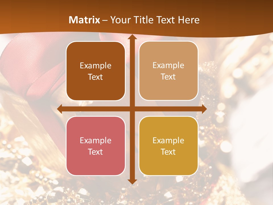 Colorful Yellow Noel PowerPoint Template