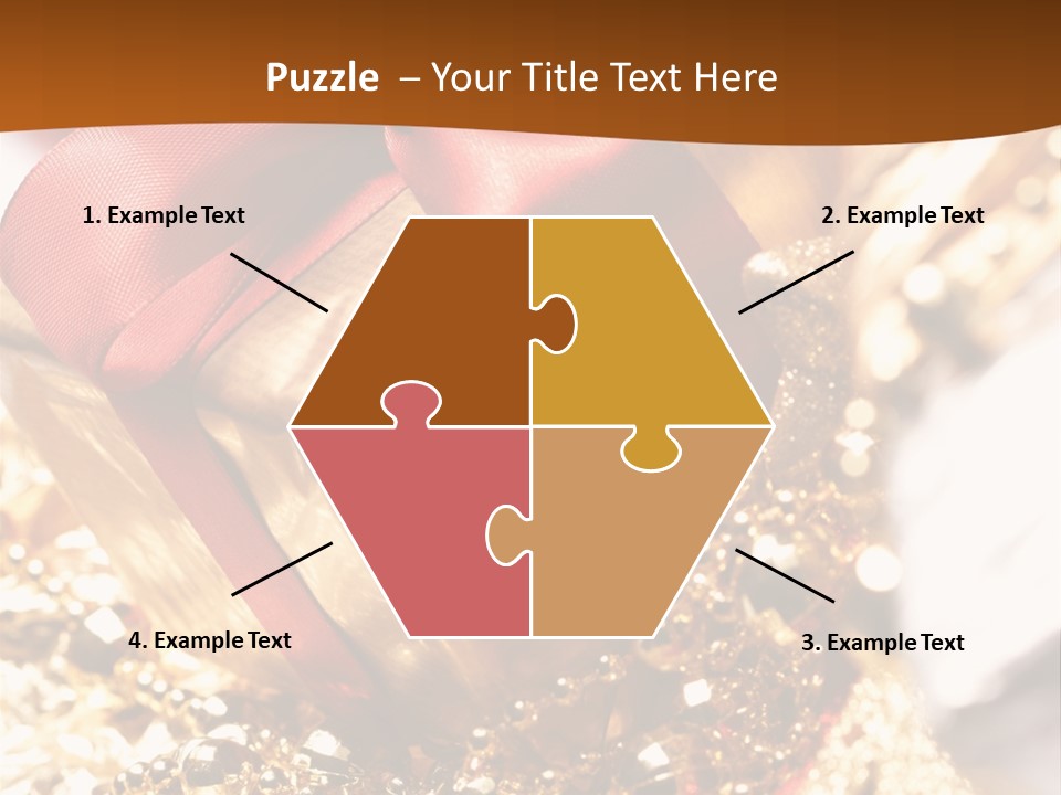 Colorful Yellow Noel PowerPoint Template