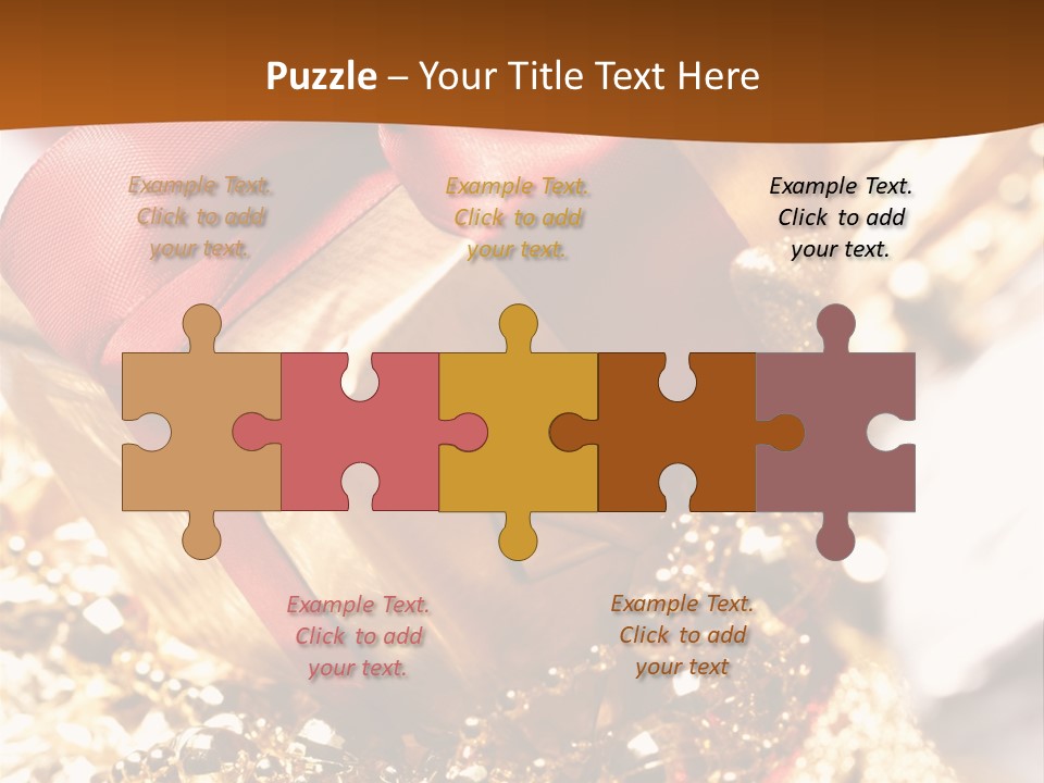 Colorful Yellow Noel PowerPoint Template