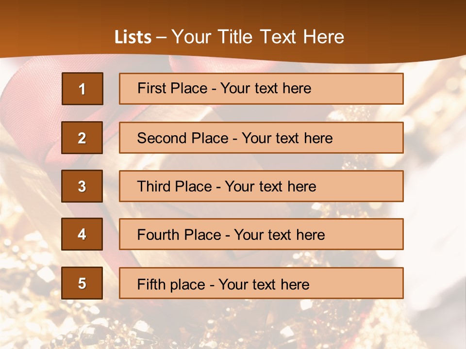 Colorful Yellow Noel PowerPoint Template