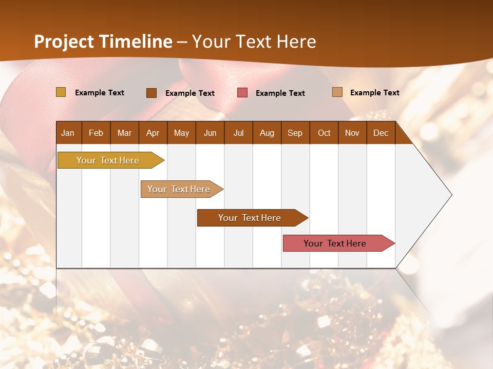 Colorful Yellow Noel PowerPoint Template