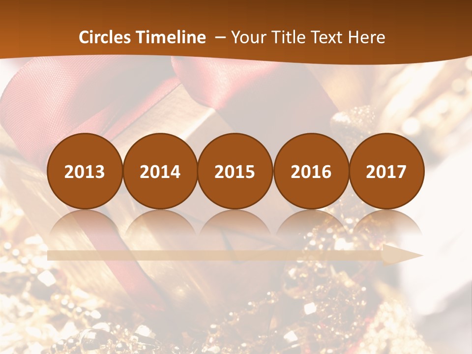 Colorful Yellow Noel PowerPoint Template