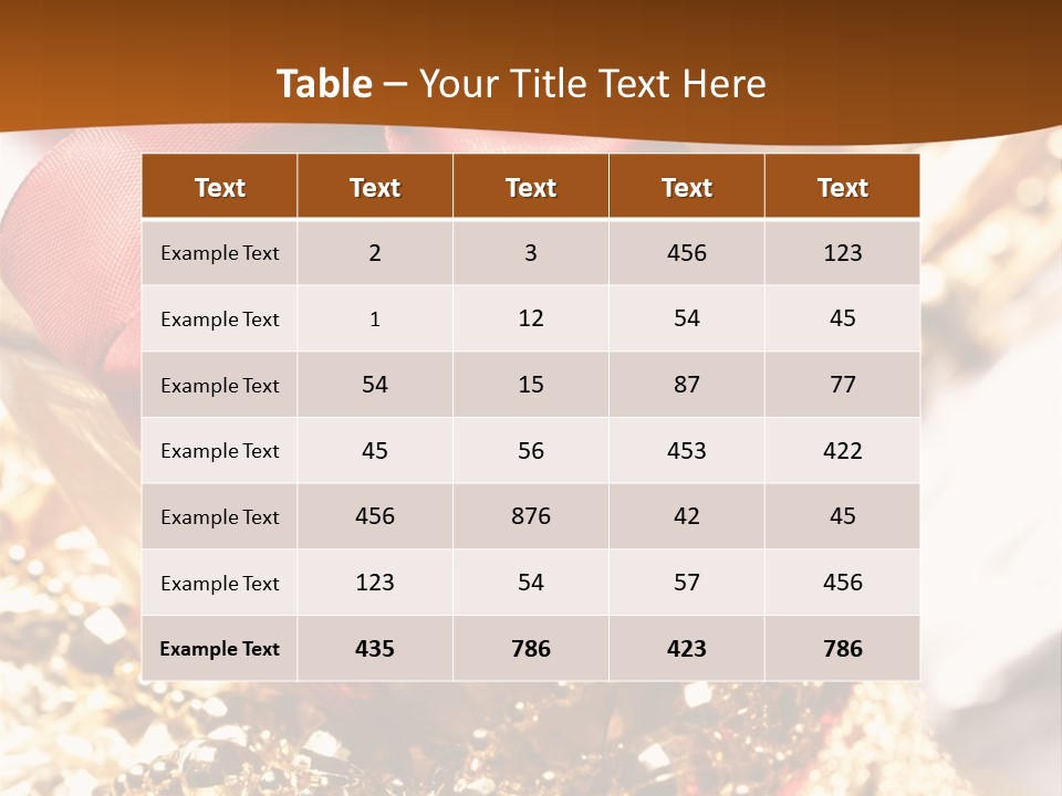 Colorful Yellow Noel PowerPoint Template