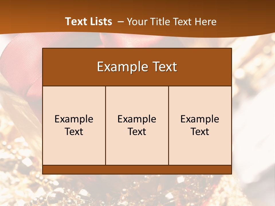 Colorful Yellow Noel PowerPoint Template