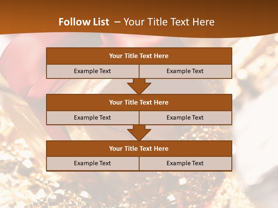 Colorful Yellow Noel PowerPoint Template