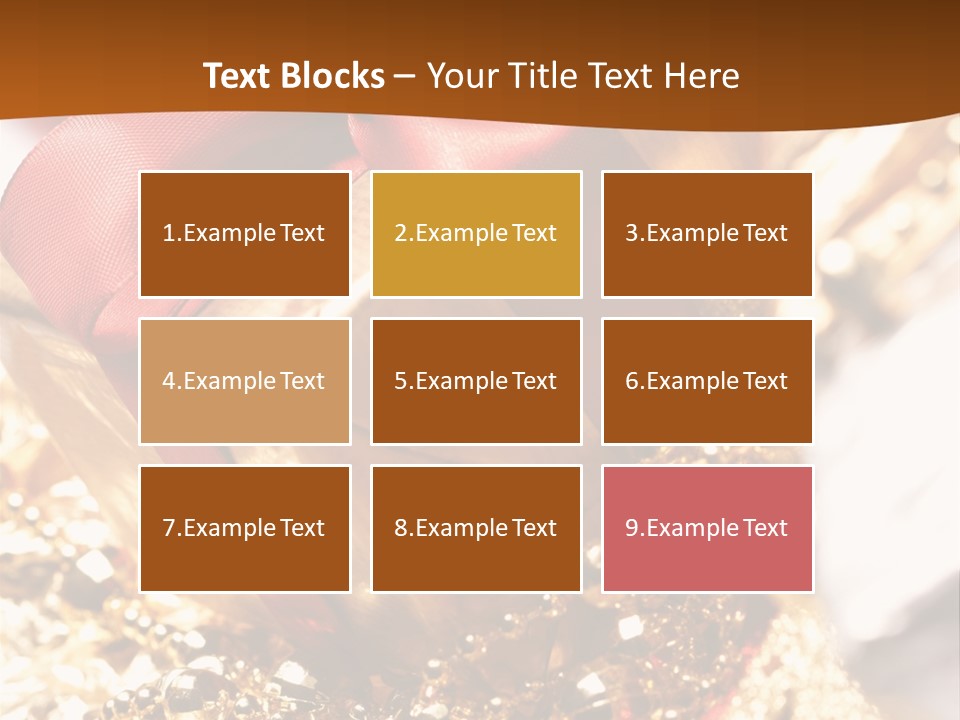 Colorful Yellow Noel PowerPoint Template