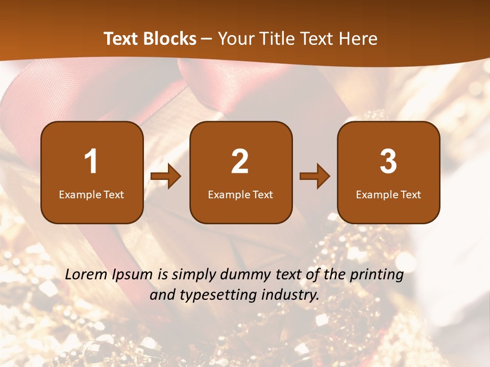 Colorful Yellow Noel PowerPoint Template