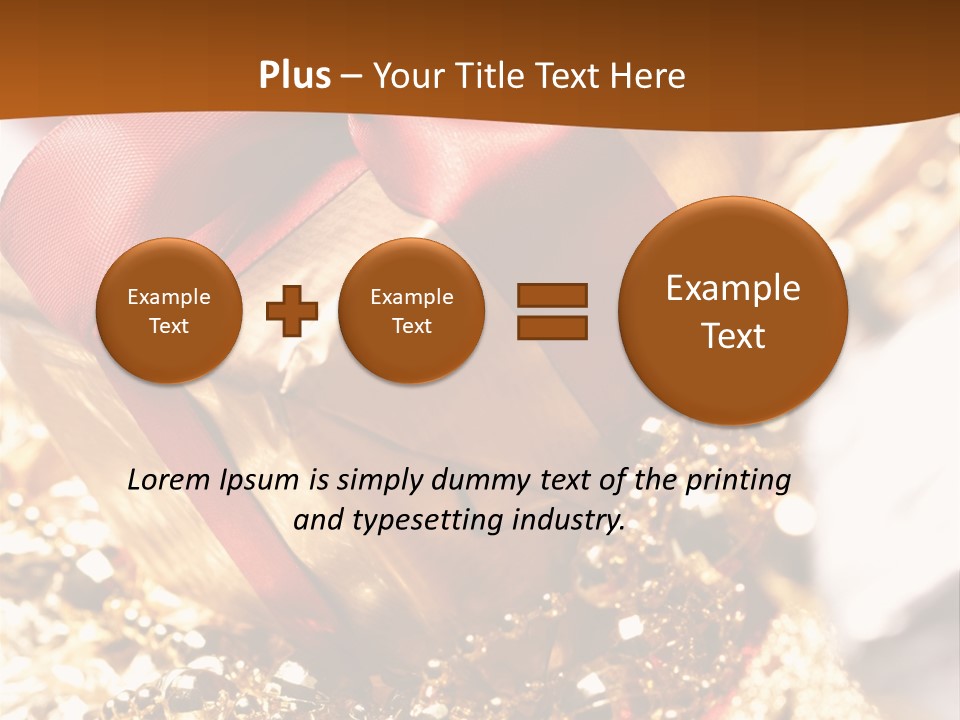 Colorful Yellow Noel PowerPoint Template