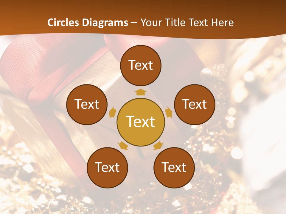 Colorful Yellow Noel PowerPoint Template