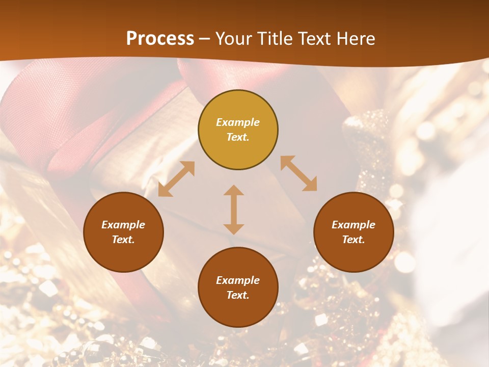 Colorful Yellow Noel PowerPoint Template