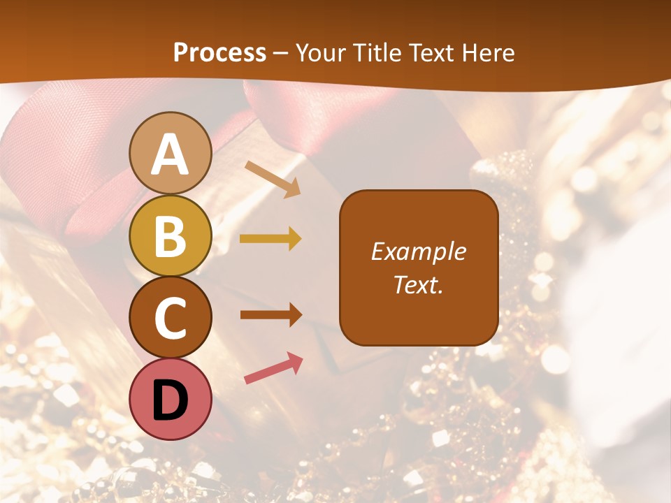 Colorful Yellow Noel PowerPoint Template