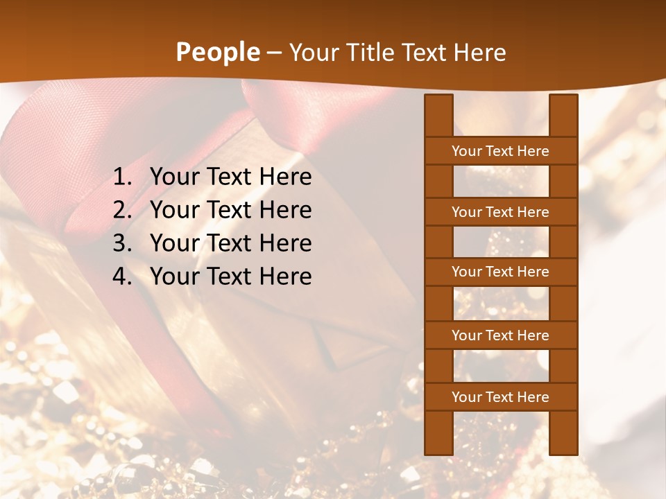 Colorful Yellow Noel PowerPoint Template