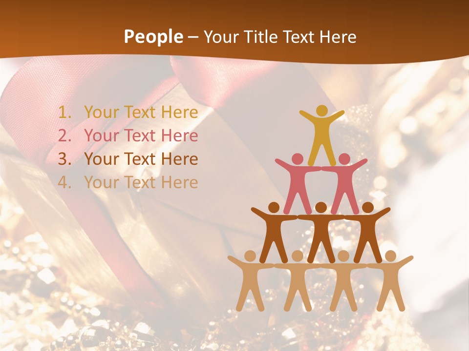 Colorful Yellow Noel PowerPoint Template