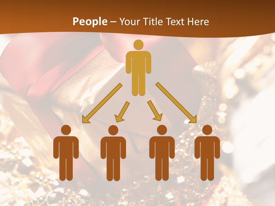 Colorful Yellow Noel PowerPoint Template